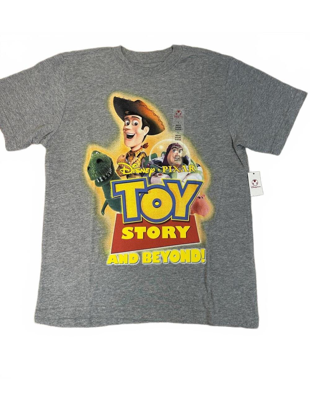 New Boys 10/12 Toy Story Youth Large Disney Store And Beyond T-Shirt